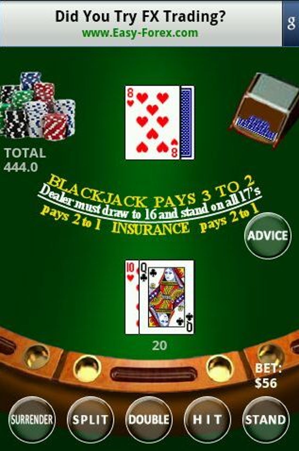 Blackjack stratejisi örneği